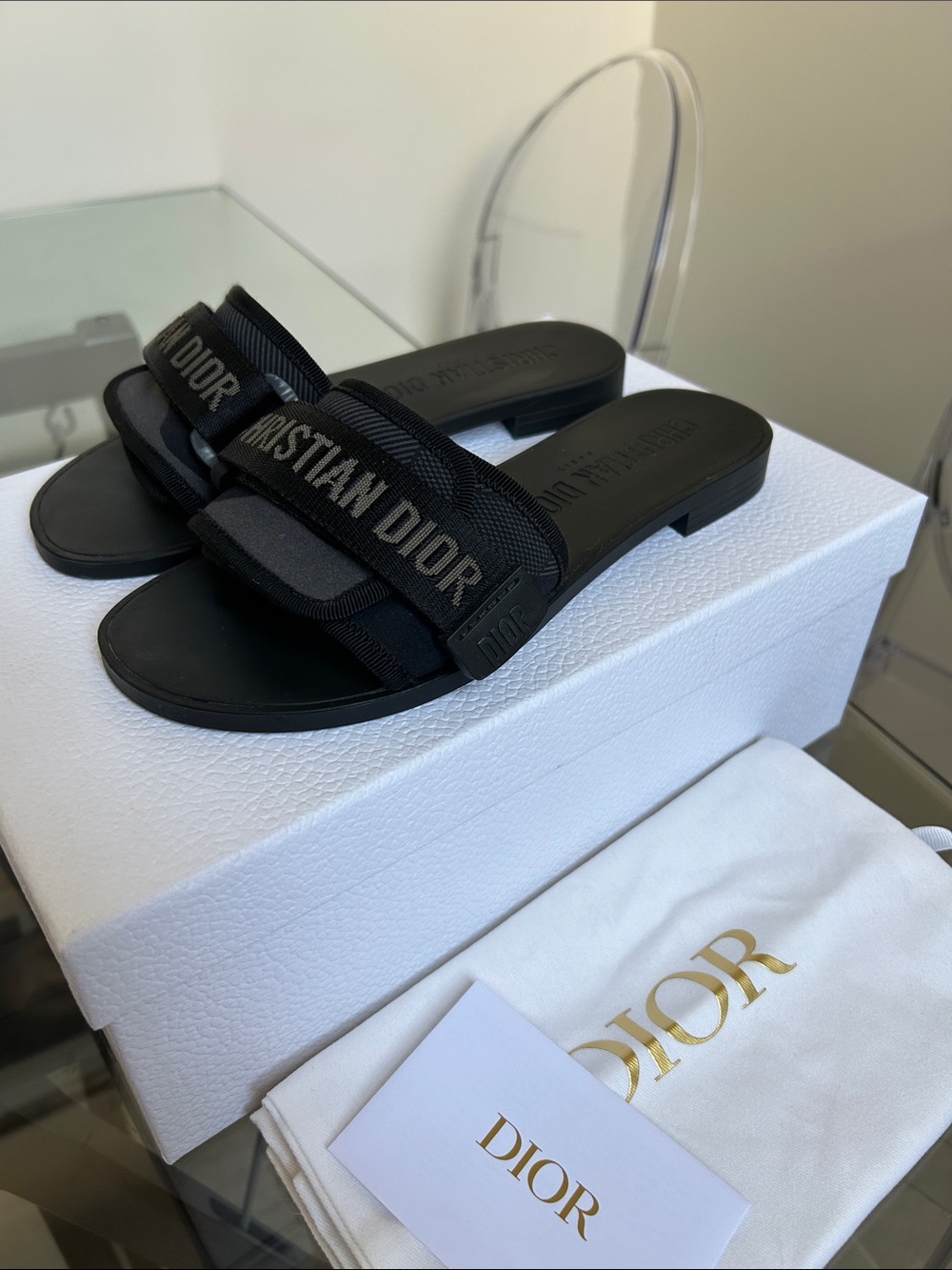 Authentic Christian Dior Diorevolution Sandal Sz 36